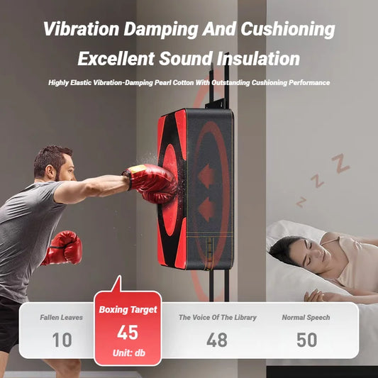 Ścienna Tarcza Bokserska 30/40cm - Regulowana Podkładka Treningowa do Taekwondo MMA Montaż Bez Wiercenia