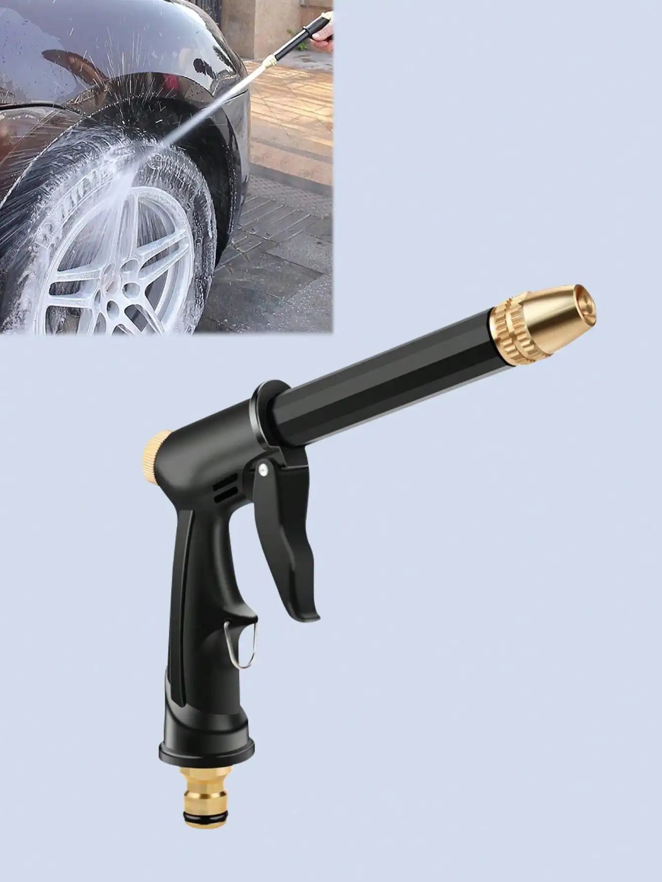 Myjka 2X Pressure Portable - High-Pressure Washer Gun Car Washing Driveway Outdoor Gardening