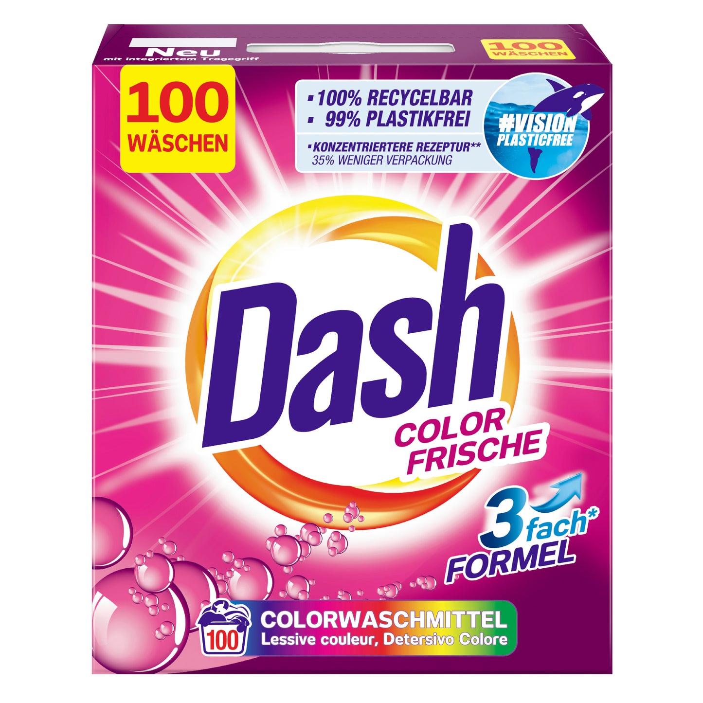DASH Color Frische washing powder 100 wash 6 kg