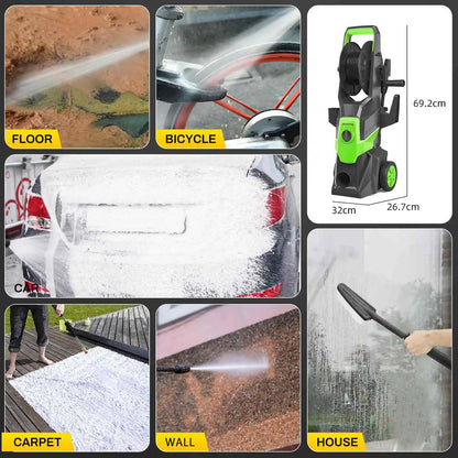 Myjka 150Bar 1500W Household - High Pressure Cleaner Car Washers Garden Washing Water Gun Watering