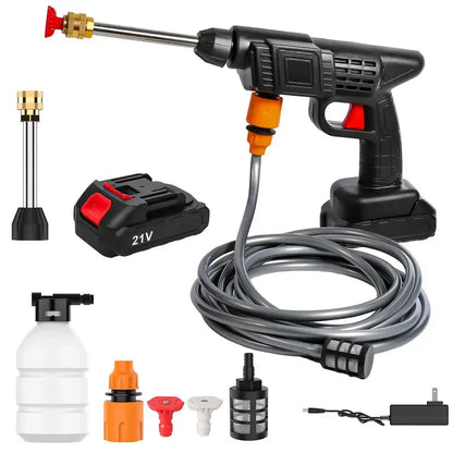 50Bar Cordless High Pressure Cleaner Washer Spray Water Gun Car Wash Pressure Water Cleaning Machine for Makita 21V Battery