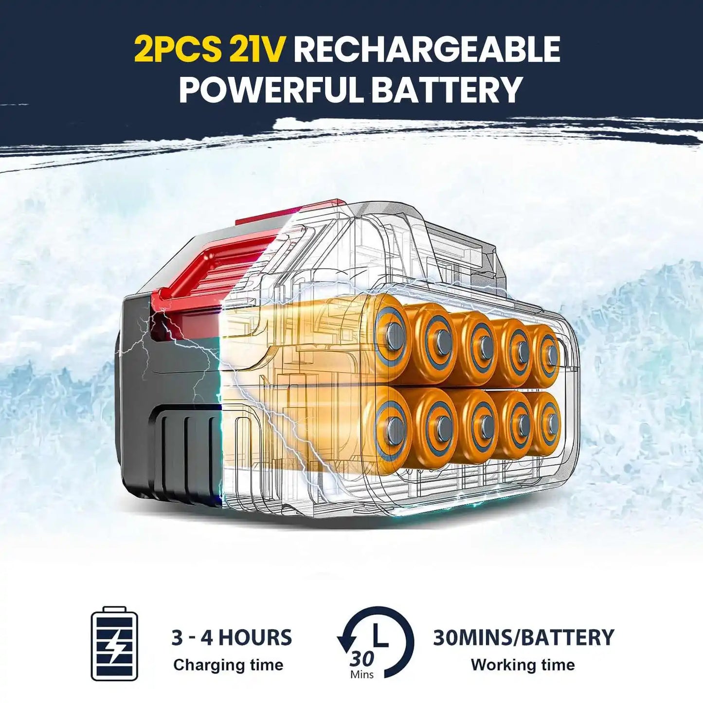 Myjka Ciśnieniowa Bezprzewodowa 200Bar 6w1 - Kompatybilna z Makita 18V
