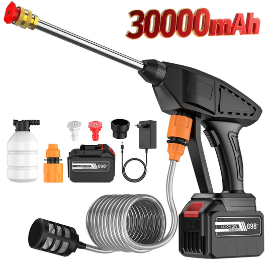 Myjka Bezprzewodowa 30000mAh - Cordless Electric Car Washer Gun Portable Lithium Battery