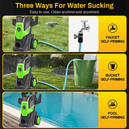 Myjka Ciśnieniowa 150Bar 1500W - Profesjonalne Czyszczenie Samochodu i Ogrodu