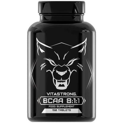 BCAA 8:1:1 Vitastrong 5000mg - Aminokwasy Rozgałęzione z Witaminą B6 Pre/Post Workout 150 Tabletek