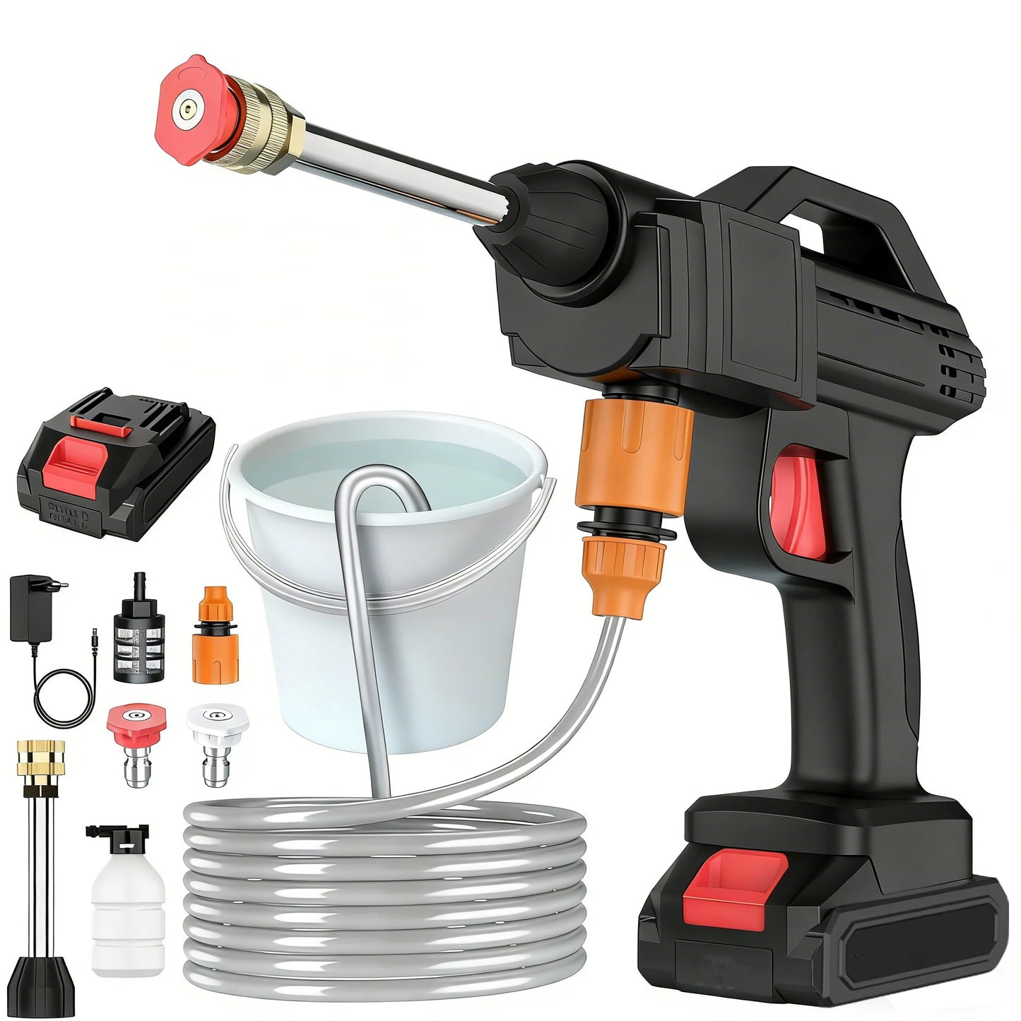 Myjka Samochodowa 12V Przenośna - Car Washer Gun Pump High Pressure Electric Cleaning