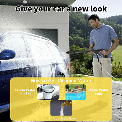 Myjka 135Bar 1500W Electric - High Pressure Washer Car Garden Washing Water Spray Gun High-Power Pump