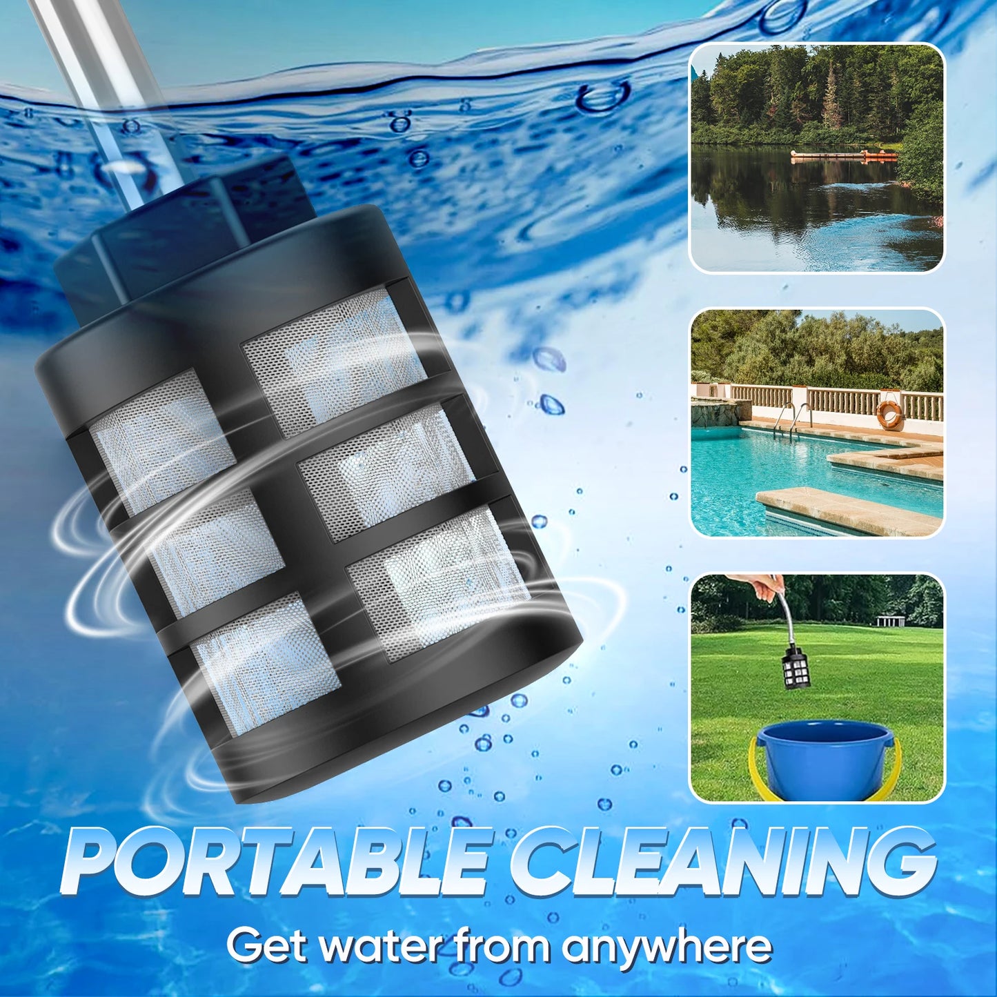 Myjka Bezprzewodowa 30000mAh - Cordless Electric Car Washer Gun Portable Lithium Battery