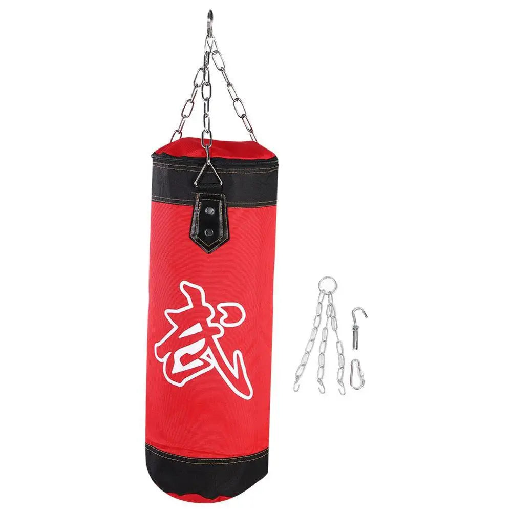 Worek Bokserski 60/80/100cm - Treningowy Punching Bag z Rękawicami do Karate Taekwondo MMA