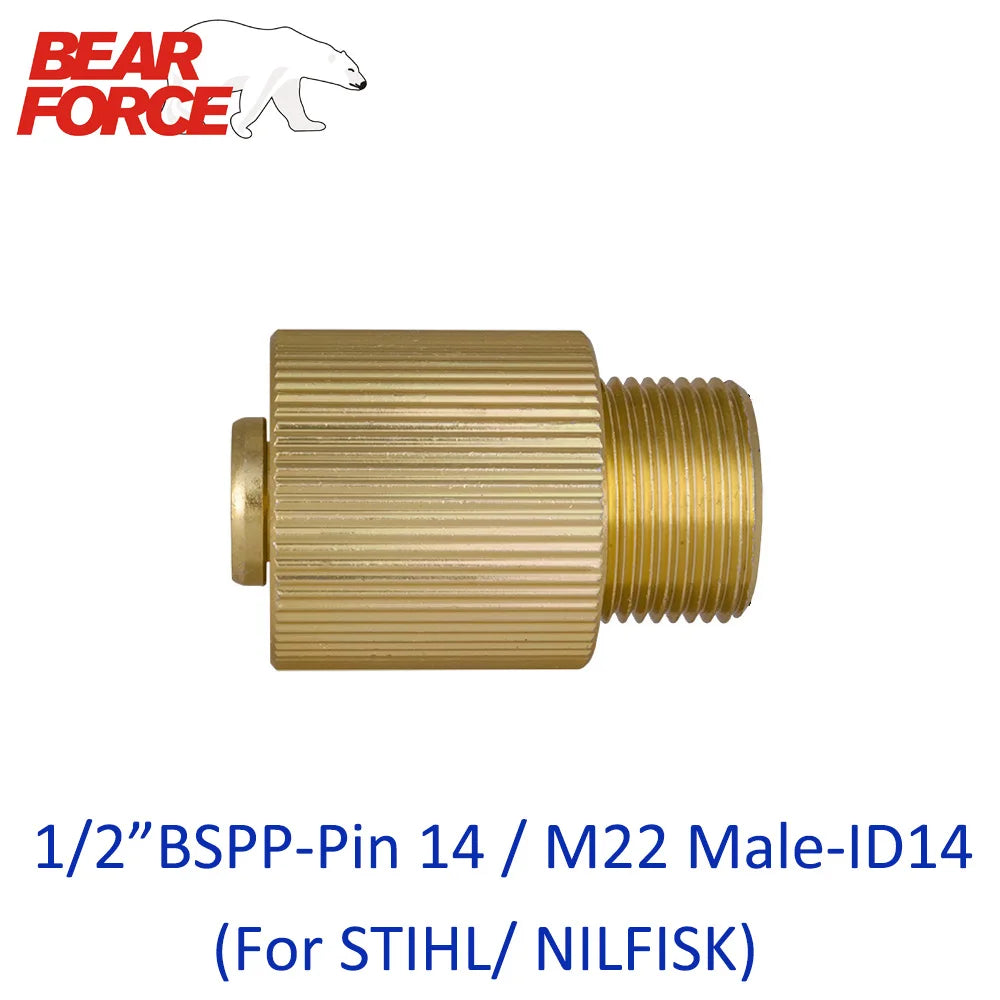 Adapter do Myjki 1/2" BSPP na M22 Male - Złączka Miedziana STIHL NILFISK