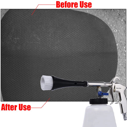 Pistolet Tornado do Mycia Samochodu - Szczotka Detailingowa High Pressure z Przyłączem Europejskim