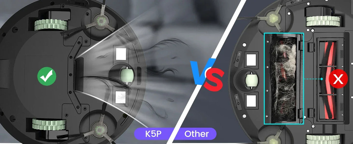 Robot Odkurzający OKP K5P 500Pa WiFi - Samoładujący