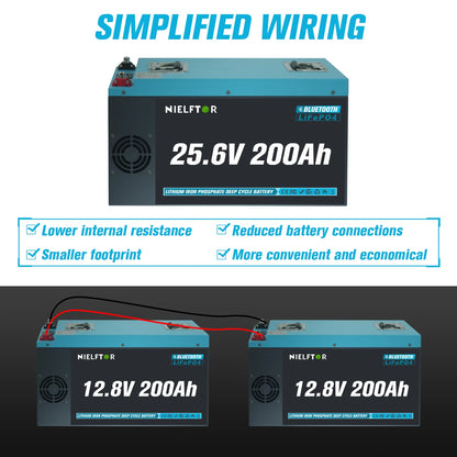 Bateria LiFePO4 12V/24V/48V 100Ah/200Ah/300Ah - Litowa z BMS 6000+ Cykli
