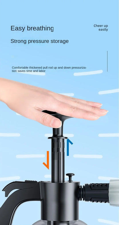 Opryskiwacz Piankowy 2L Hand Pump - Foam Sprayer 3 Nozzles Pneumatic Cannon Snow Foam Car Wash