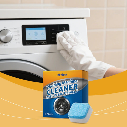 Powerful Washing Machine Cleaner Tablets - Deep Cleans, Removes Tough Stains & Limescale, Eliminates Odor & Mold