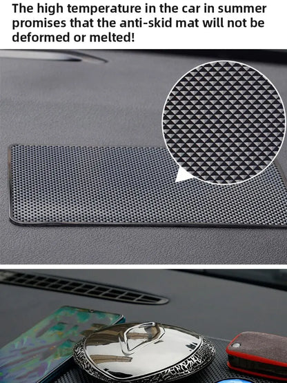 Mata Antypoślizgowa Samochodowa PVC - Żelowa Podkładka na Deskę Rozdzielczą na Telefon i Okulary