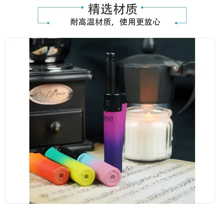 Zapalniczka CLIPPER z Młynkiem - Metalowa Gazowa Wielokrotnego Użytku