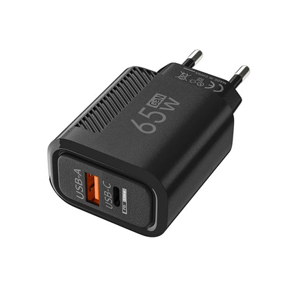 Ładowarka 65W GaN USB Type-C PD QC3.0 - iPhone Xiaomi Samsung EU/US