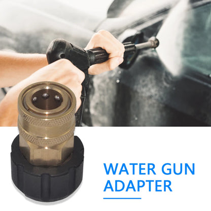 Adapter 1/4 3/8 Quick Connect Female M22 14-15mm - Pressure Washer 5000PSI Gun Adapter