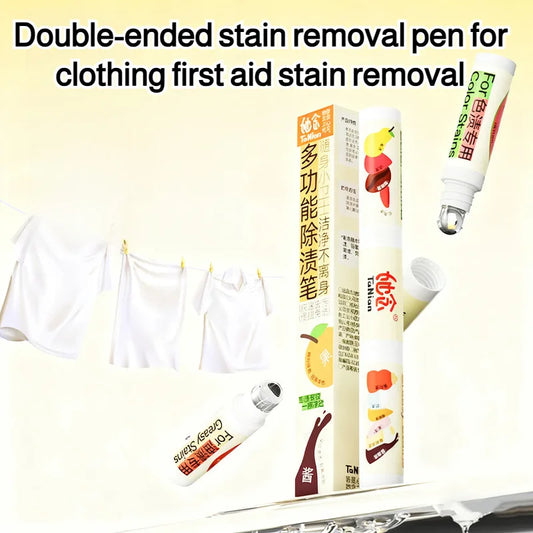 Portable stain remover Stain remover Food stains Daily use Instant stain removal nonwashable and nonmarking laundry detergent