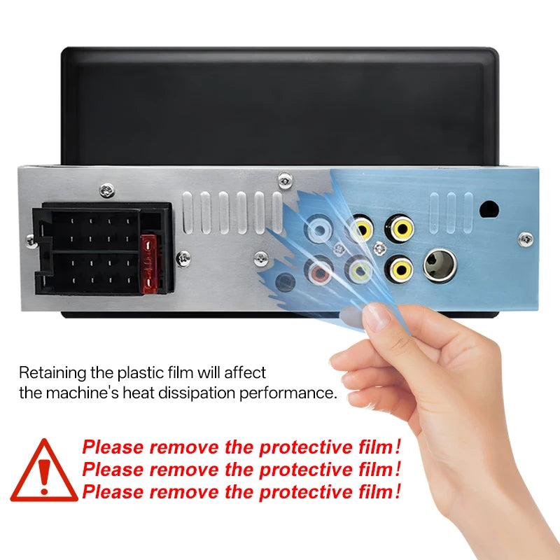 Radio Samochodowe 1 Din Carplay Android Auto - 7'' Touch Screen FM Bluetooth MirrorLink