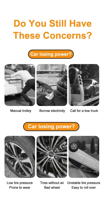 Rozrusznik Samochodowy 4w1 1200A 150PSI - Pompka Powerbank Kompresor