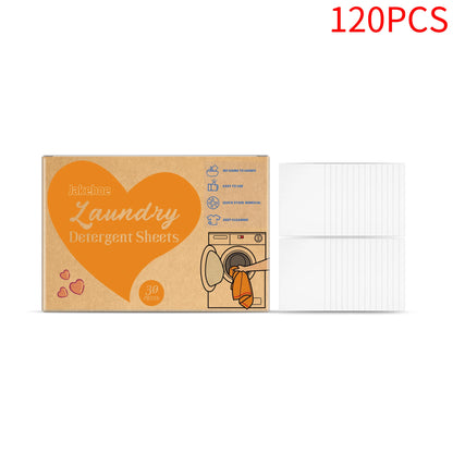 30/60/120PCS Laundry Soap Tablets Highly Concentrated and Powerful Stain Removal Portable Portable Ingredients Gentle