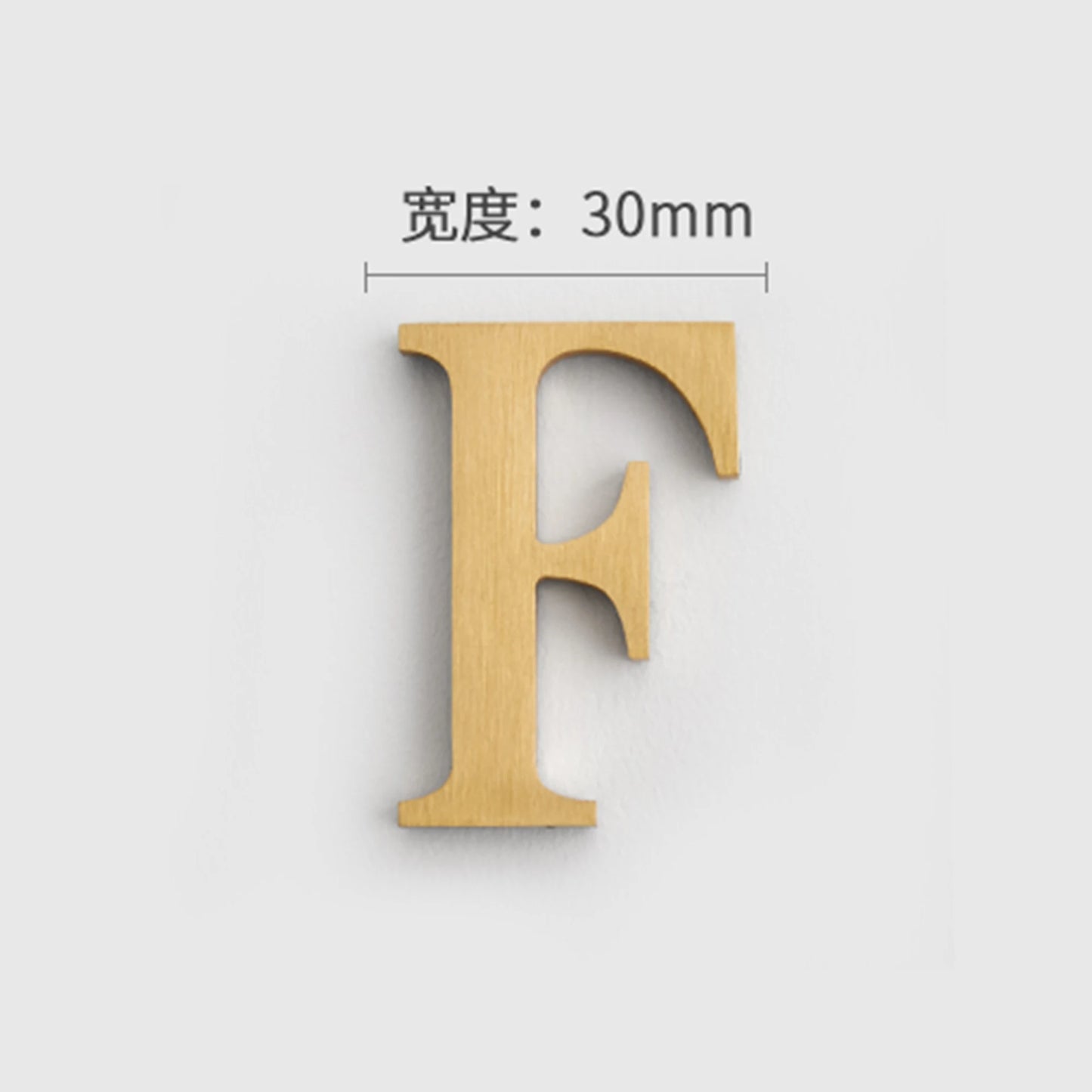 Mosiężne Numery Domowe i Litery - Samoprzylepne Znaki Ścienne 0-9 A-Z Złote