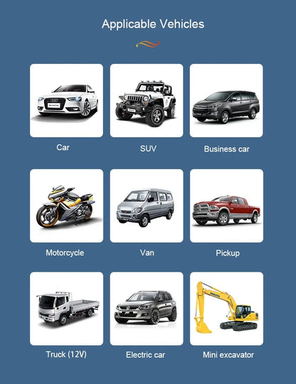 Rozrusznik 30000mAh Przenośny - Jump Starter 12V Benzyna Diesel Powerbank Awaryjny