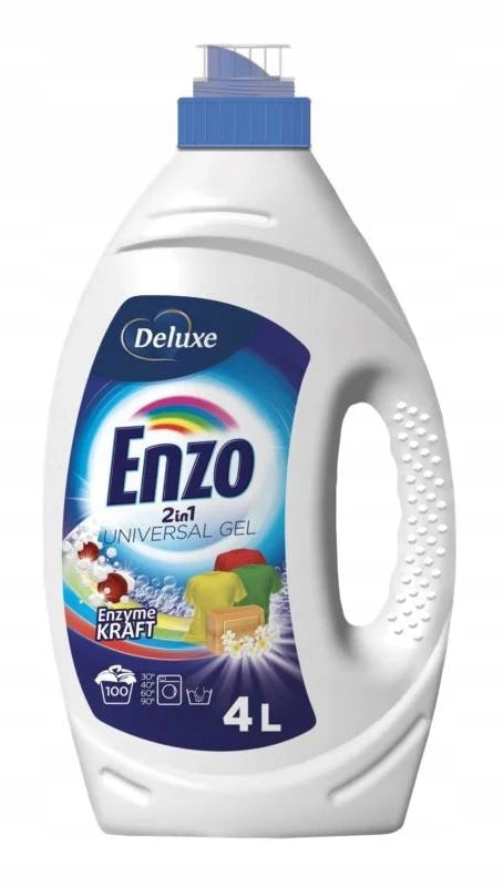 Deluxe Enzo Washing Gel Color + Universal 2 in 1 2x4L
