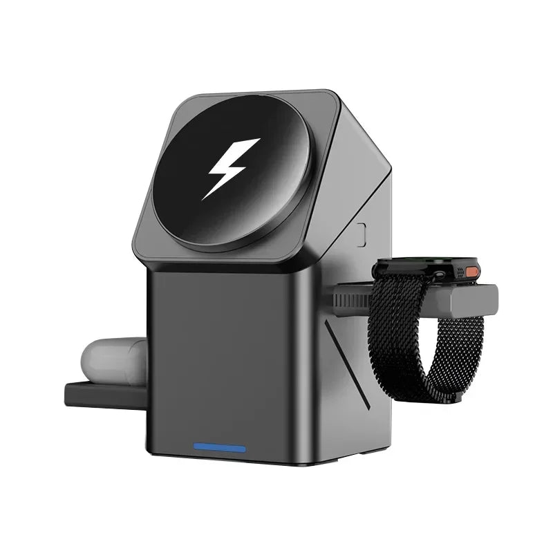 Ładowarka Bezprzewodowa 3w1 Magnetyczna - iPhone 16/15/14/13 iWatch AirPods