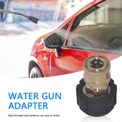 Adapter 1/4 3/8 Quick Connect Female M22 14-15mm - Pressure Washer 5000PSI Gun Adapter