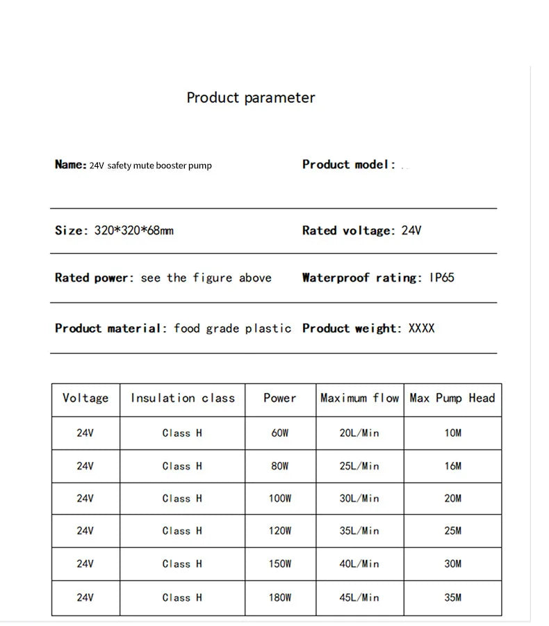 Pompa Prysznicowa 24V Automatyczna - Zwiększenie Ciśnienia Wody w Domu