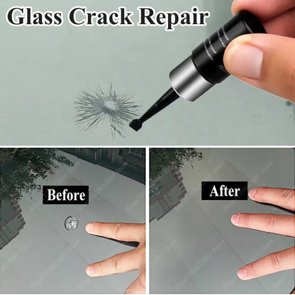 Zestaw Naprawy Szyby Samochodowej - Usuwanie Rys Pęknięć Car Windshield Repair Kit