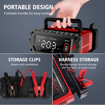 Ładowarka HTRC 30A/26A 6V/12V/24V - Automatyczna Lithium AGM LiFePO4 Lead-Acid