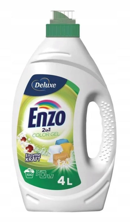 Deluxe Enzo Washing Gel Color + Universal 2 in 1 2x4L