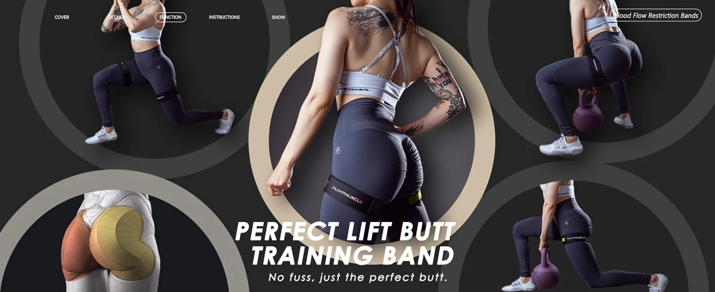 Opaski Treningowe na Nogi 2szt - Regulowane Opaski BFR do Wzrostu Mięśni