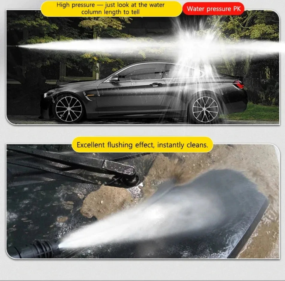 YOHON High Pressure Speed Wash Machine 1600W Induction Motor Multi - Water Source Car Cleaning Powerful Washer 3–7 Days Delivery