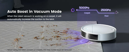 Robot Odkurzający OKP K5P 500Pa WiFi - Samoładujący