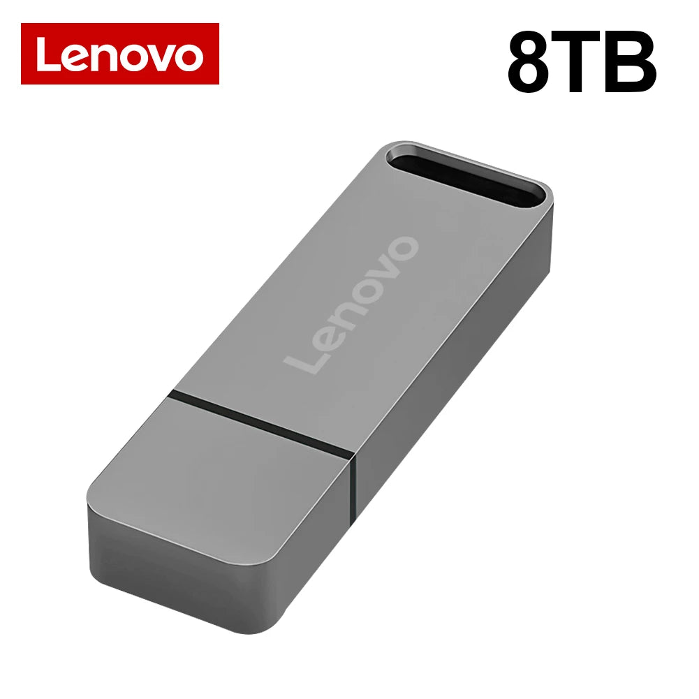 Pendrive Lenovo USB 3.0 1TB-64TB - Metalowy Szybki Transfer Wodoodporny dla PC i Laptopa