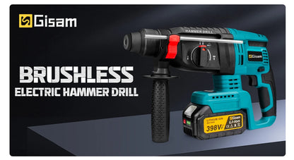 Wiertarka Udarowa Gisam 26mm Brushless - Młot Obrotowy Makita 18V Bezprzewodowa