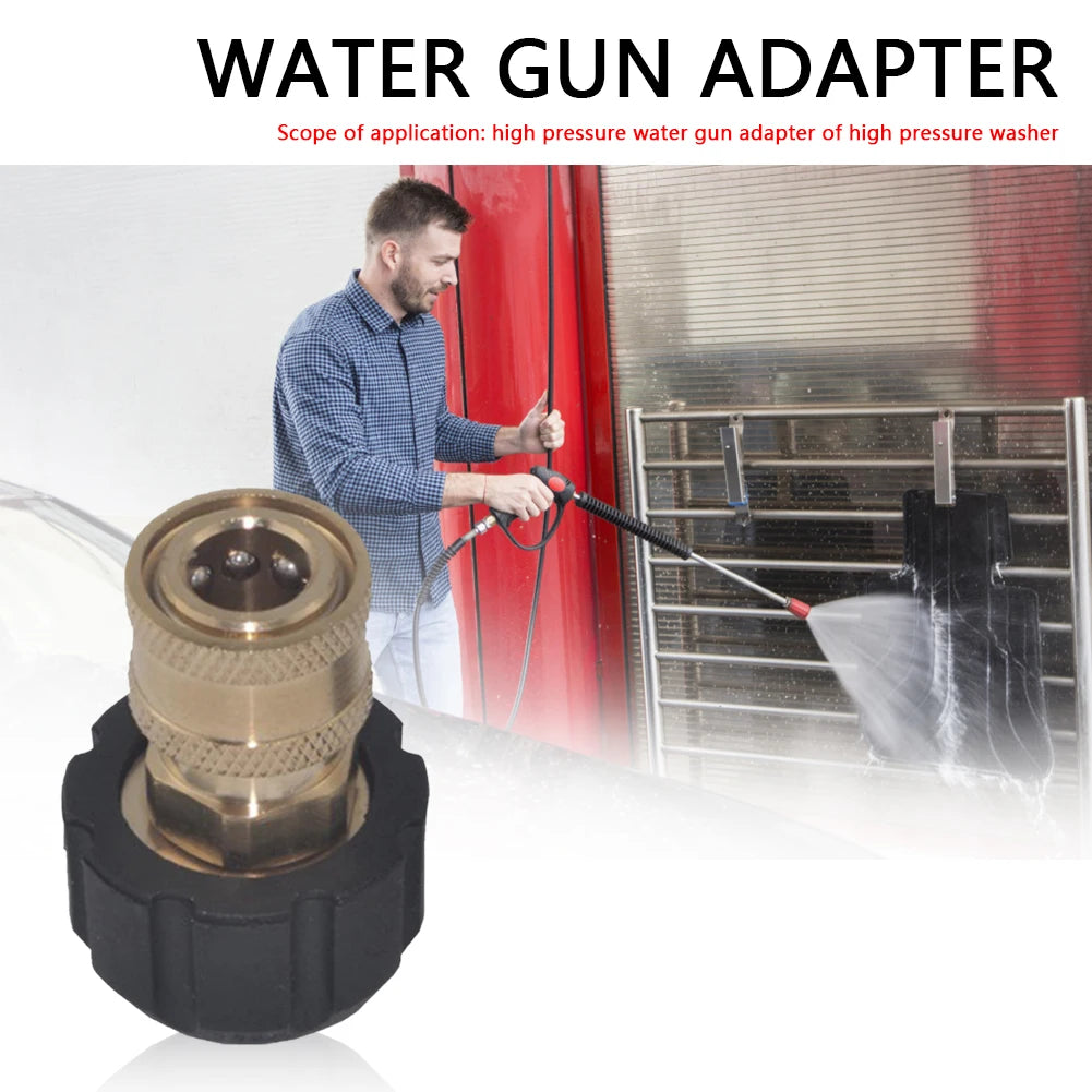 Adapter Złącze Myjki 1/4 3/8 QD Female M22 14mm 15mm - Pressure Washer Connector