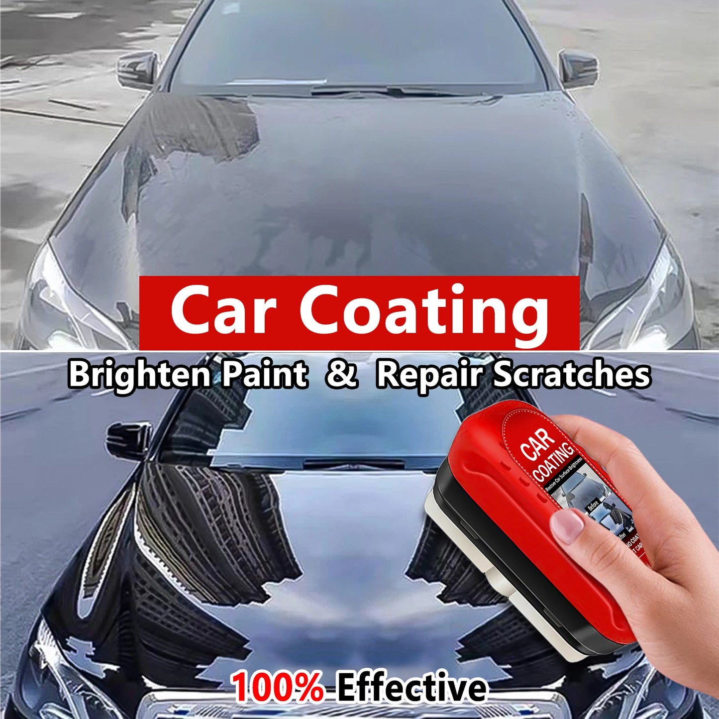 Zestaw Naprawy Lakieru 120ml - Car Coating Repair Brush Kit High-Gloss Agent All Paint Colors