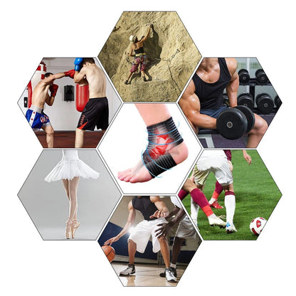 Bandaż Kompresyjny Sportowy SPRRTOR 40-200cm - Elastyczna Opaska na Kolano Łokieć Nadgarstek