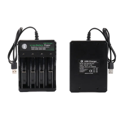Ładowarka Baterii 18650 Li-ion USB 2/3/4 Sloty - Uniwersalna 3.7V 4.2V