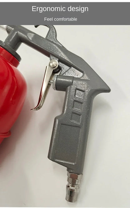 Pistolet Czyszczący Cynk - Pneumatic Car Engine Cleaning Gun Oil Channel Red Pot Gray Repair