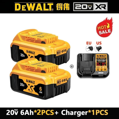Bateria DeWALT 18V/20V XR Li-Ion 6.0Ah/5.0Ah - Ładowarka DCB205 DCB206 DCB202
