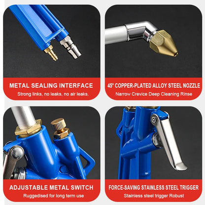 Pistolet Pneumatyczny Dual Adjustable - High-Pressure Spray Gun Car Engine Oil Dirt Water Air Dust