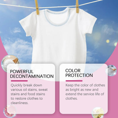 Jakehoe Clothing Stain Remover Effervescent Tablets for Household Clothing Stain Remover, Fragrance Retention, and Cleaning