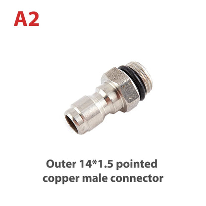 Złącze Mosiężne 1/4 Quick Coupling - Brass High Pressure Car Washer Adapter Water Gun Hydraulic